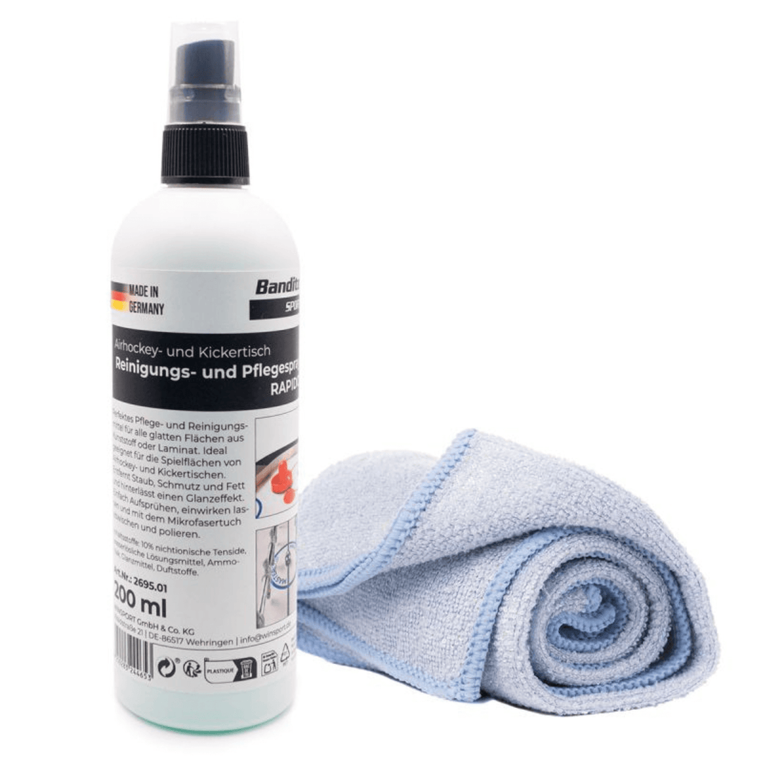 Airhockey - Kickertisch Reingier Rapido + Microfasertuch