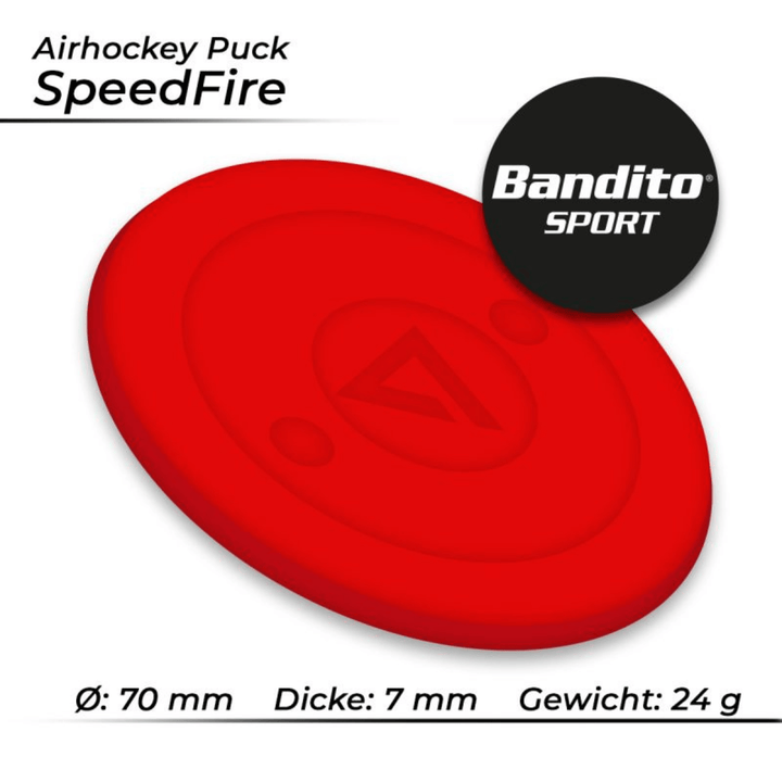 Airhockey Puck SpeedFire 70 mm Maße