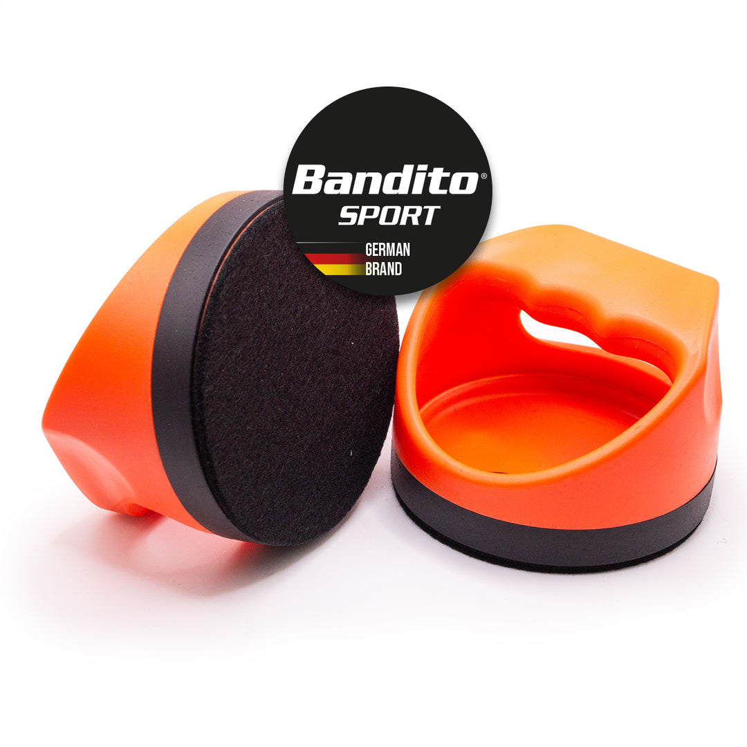 Bandito Airhockey Pusher HiPower 100 mm in Turniergröße mit ergonomischem Griff für präzise Kontrolle am Airhockey Tisch