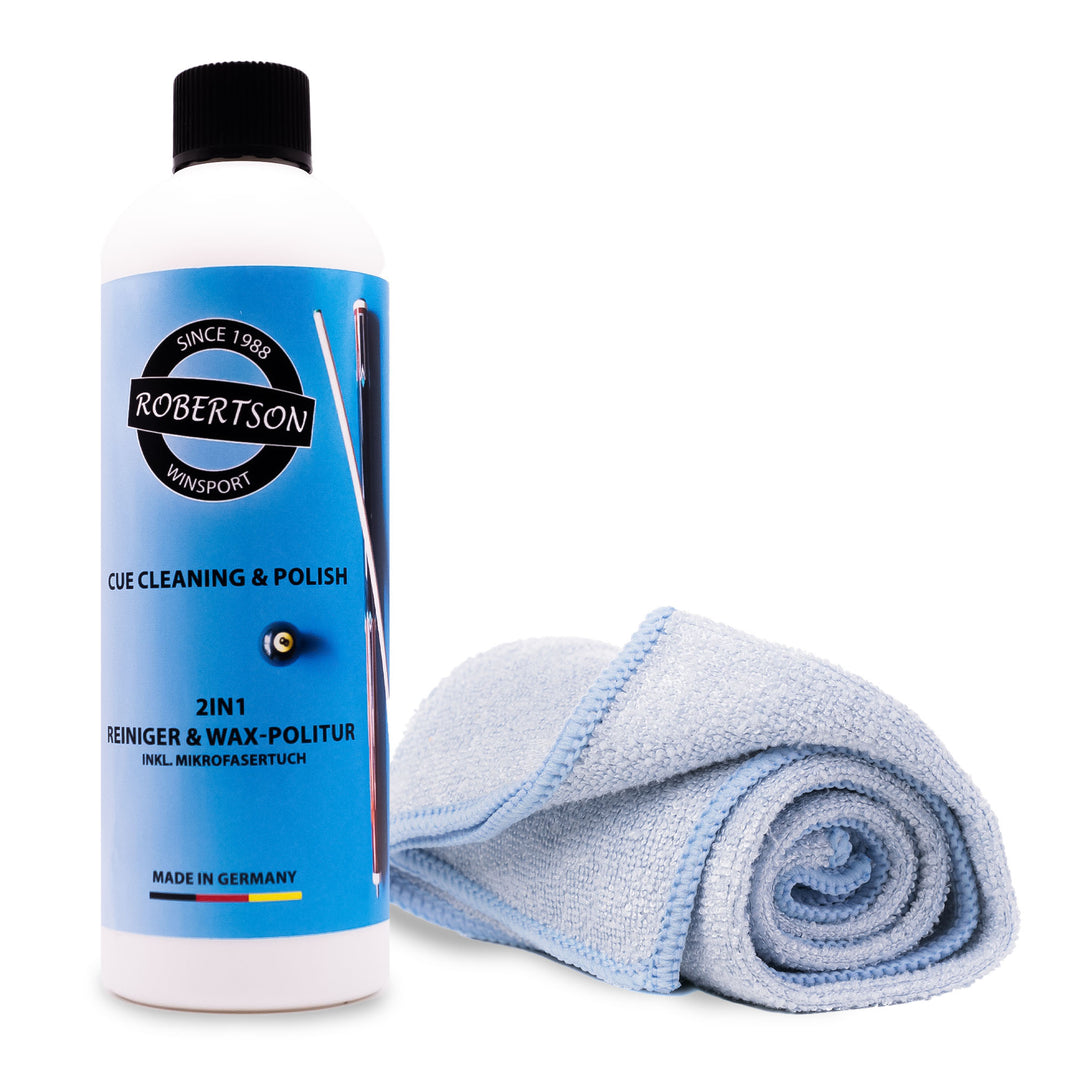 Cue Cleaning & Polish 2in1 Reiniger inkl. Mikrofasertuch