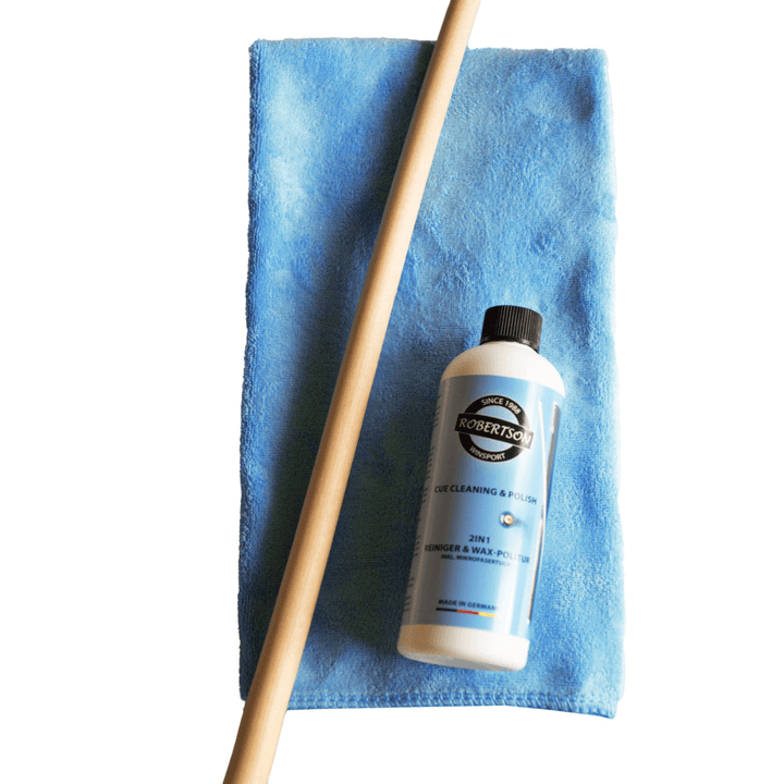 Cue Cleaning & Polish 2in1 Reiniger inkl. Mikrofasertuch Detail 1