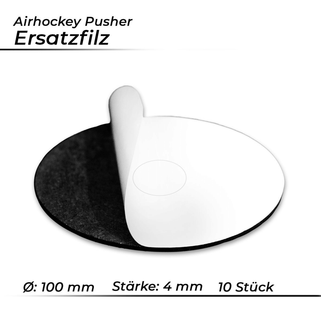 Ersatzfilz für Airhockey Pusher 100mm Klebefolie Detail