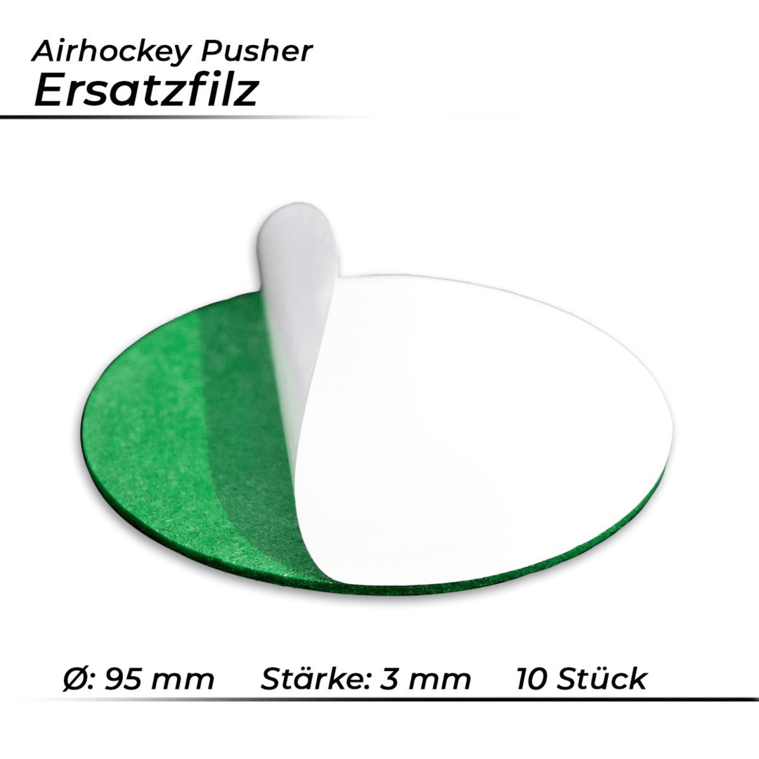 Ersatzfilz für Airhockey Pusher 95mm Klebefolie Detail