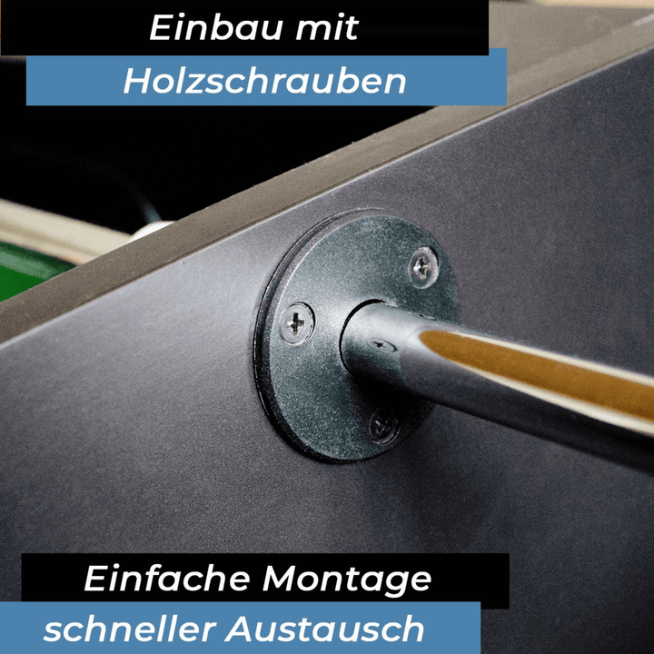 Flanschlager für Kickerstange 16mm Detail