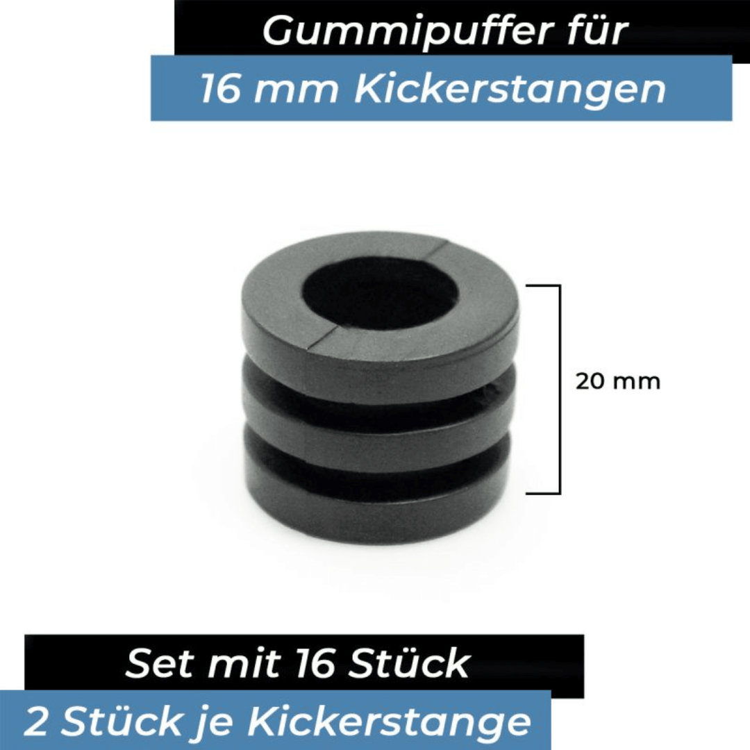 Gummipuffer Bandito 16mm Maße