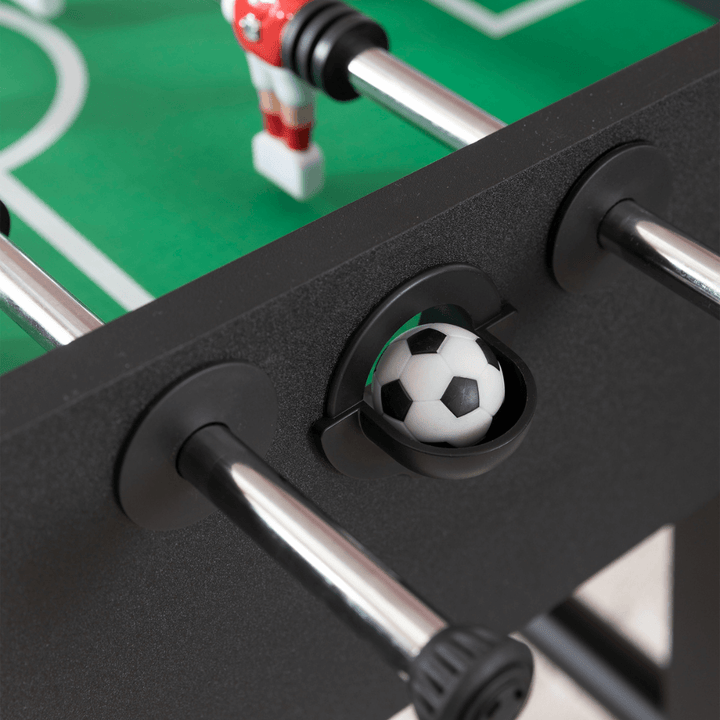 Tischkicker BigFun Schwarz Balleinwurf