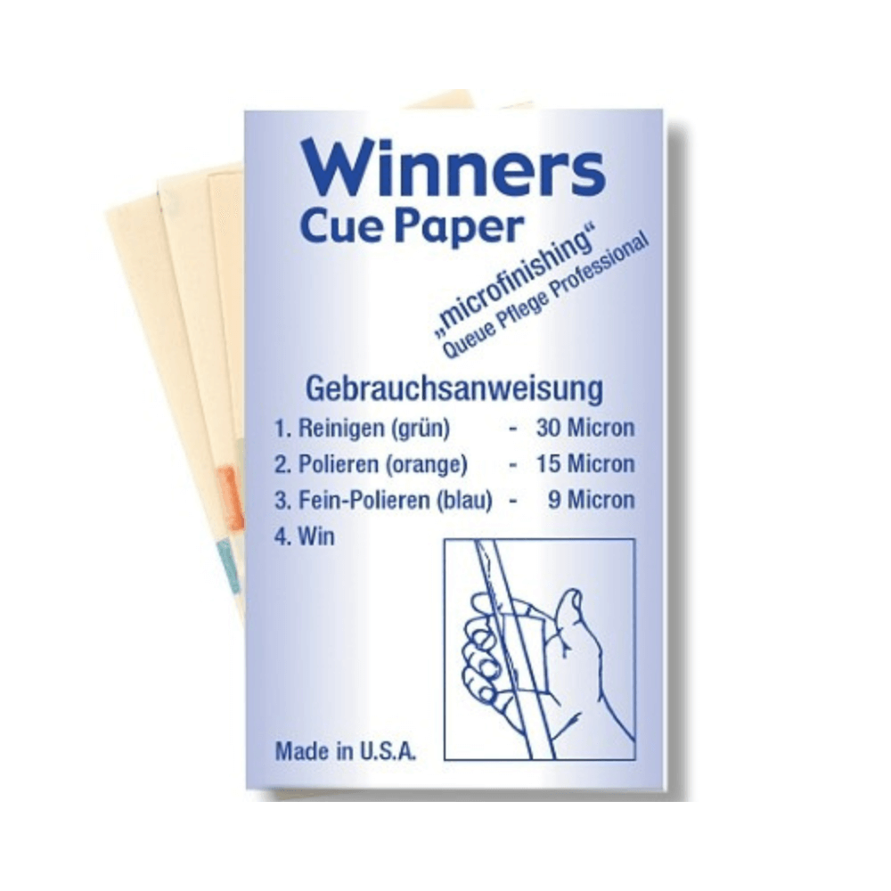 Winners Cue Paper Schleifpapier Set