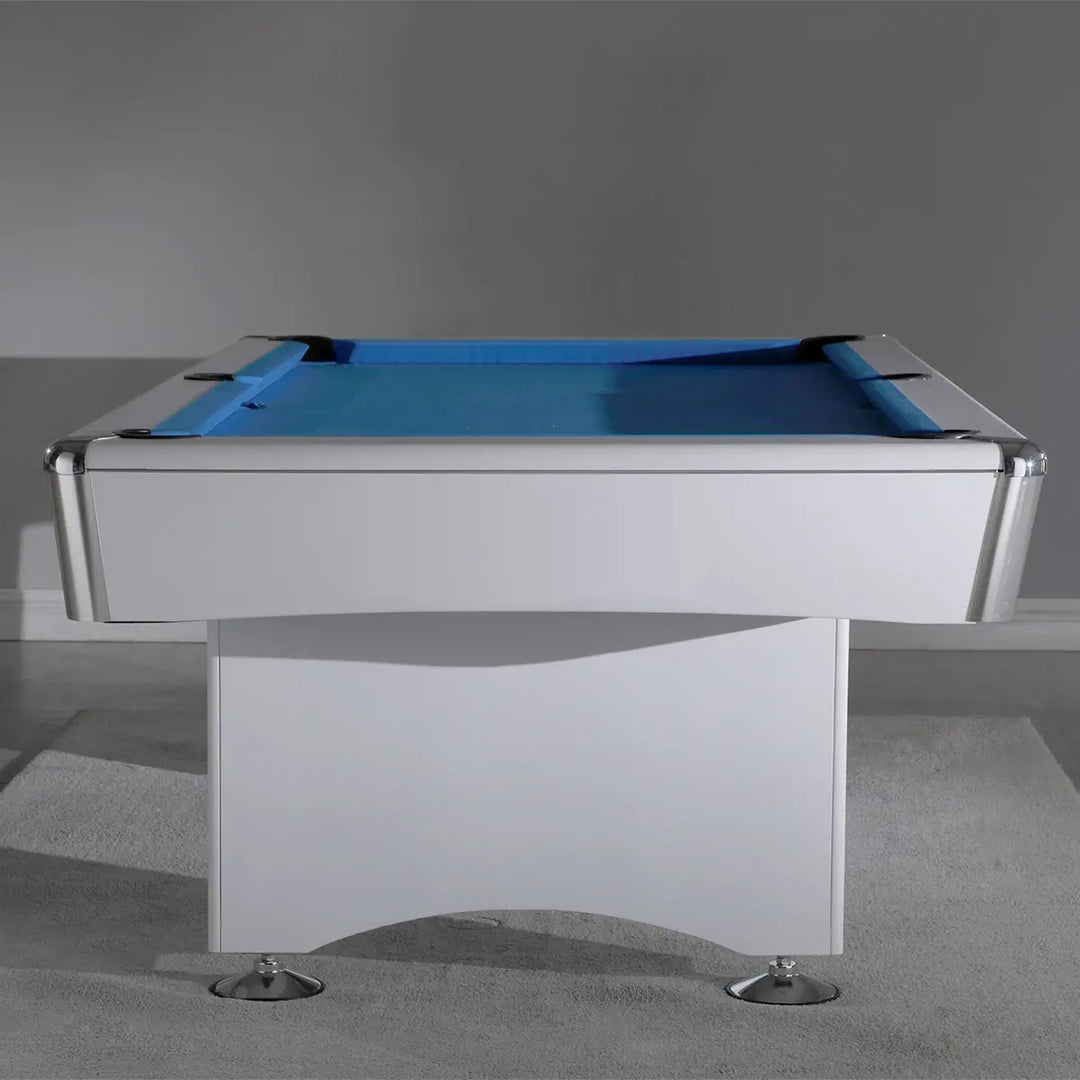 Kratzfeste Bandenoberfläche mit Formica-Beschichtung und Naturkautschuk-Gummis beim Granada.